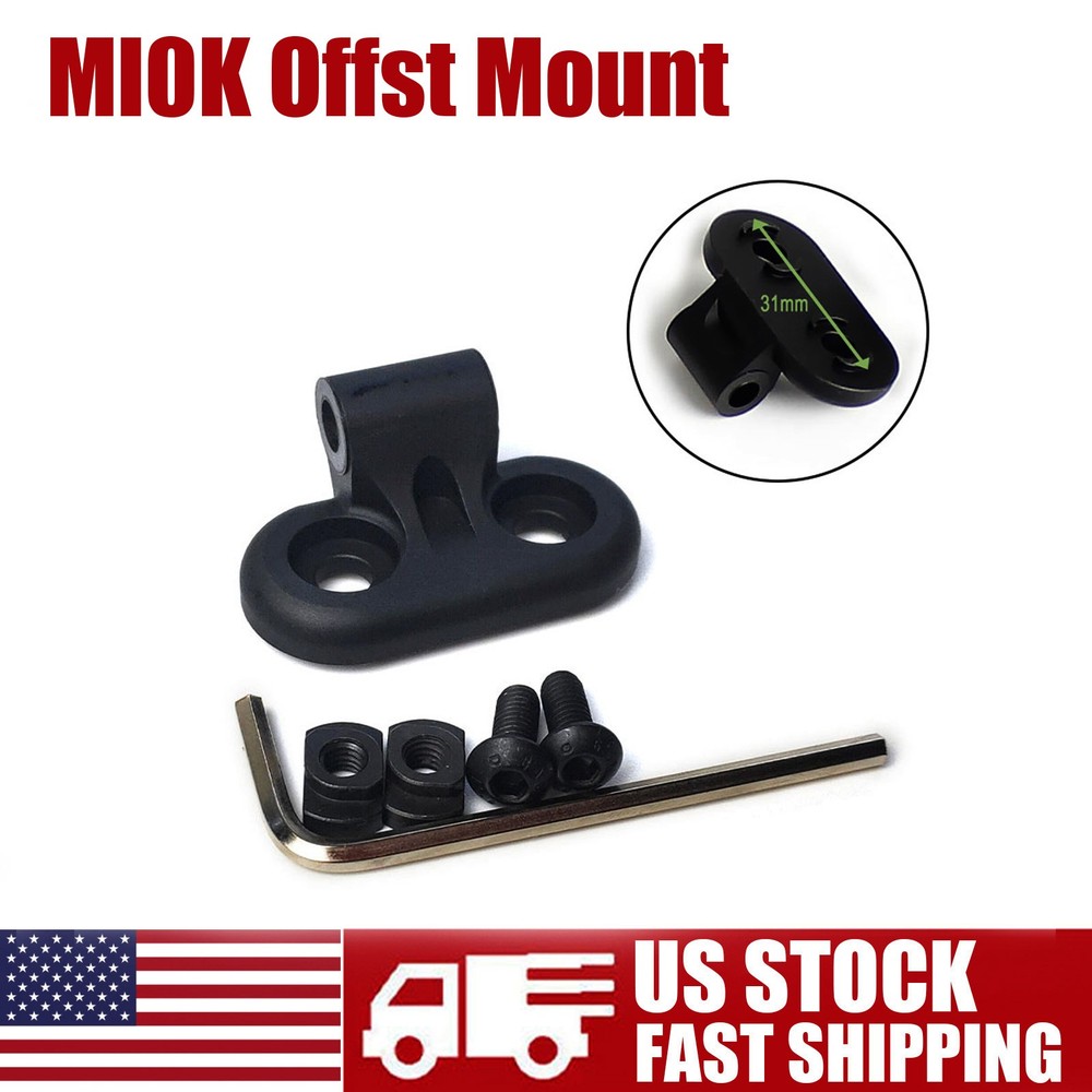 MLOK Light Offset Mounting Base For M640DF M640V DF M340C M340V Flashlight Mount