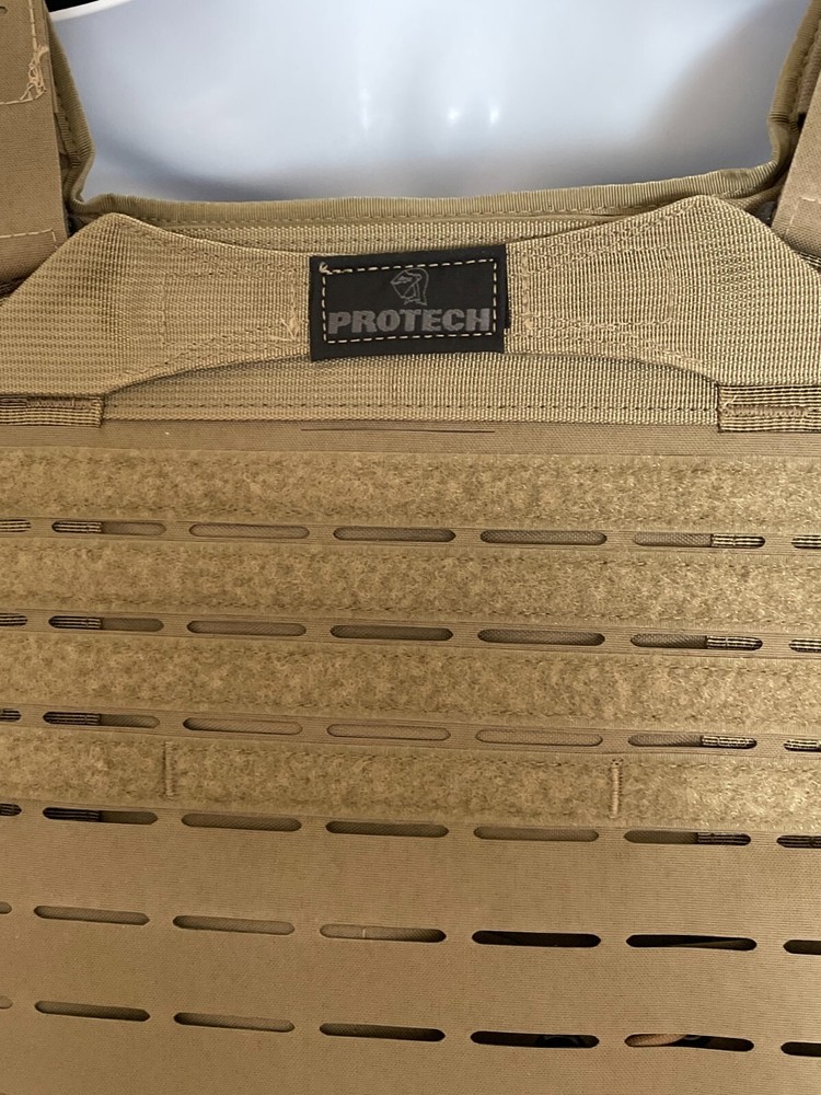 PROTECH Tactical Plate Rack Carrier AWS VCS 10X12 Large Tan Webless