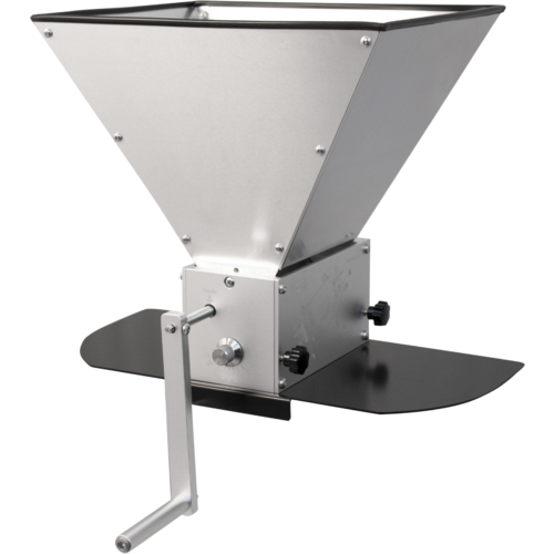 Mighty Mill 3 Roller Grain Mill | Stainless Steel Knurled Rollers | Adjustable G