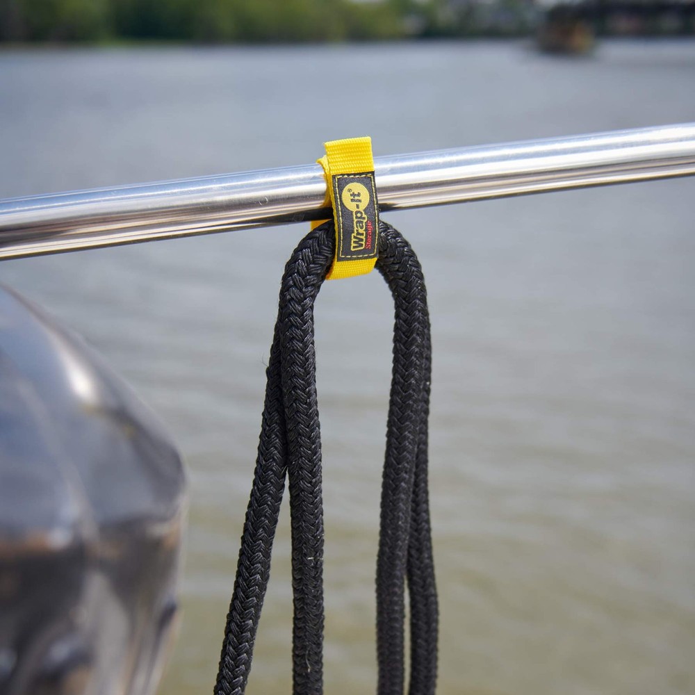 Quick-Straps by Wrap-It Storage - 12" (12 Pack) Yellow Pack),