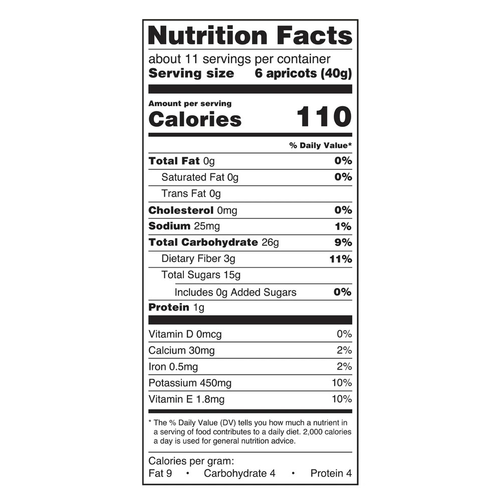 Great Value Dried Apricots, 16 oz