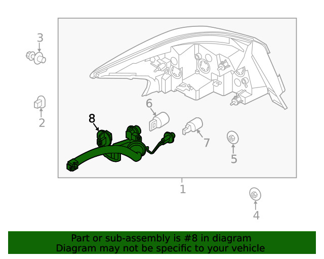 Genuine Nissan Socket & Wire 26551-3SG0A