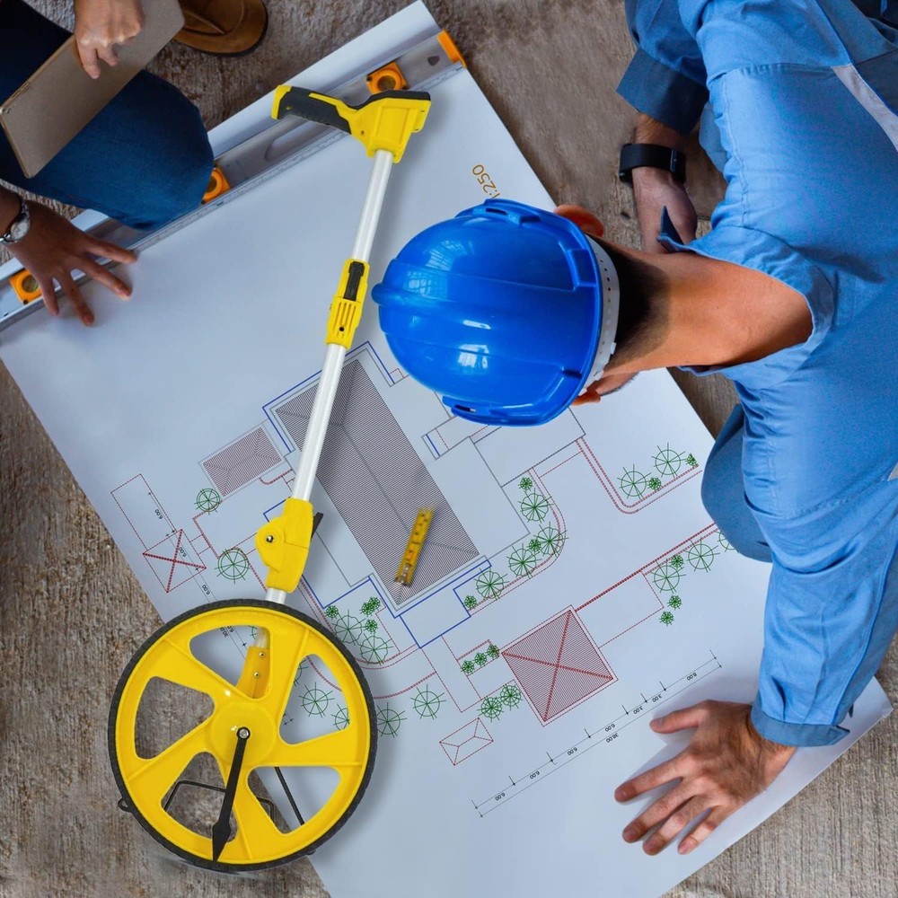 Measuring Wheel Digital Display, 3-Sections Foldable 12Inch Wheel