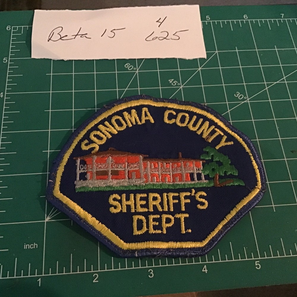 Sonoma County California Sheriff Patch