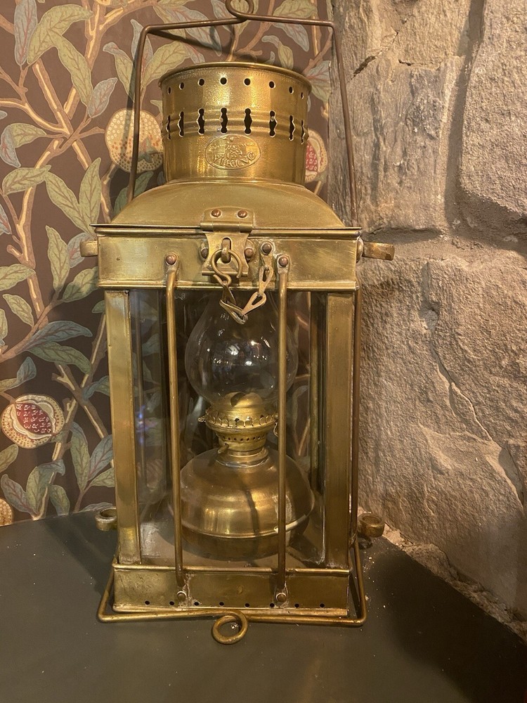 Large Brass Ships Lantern