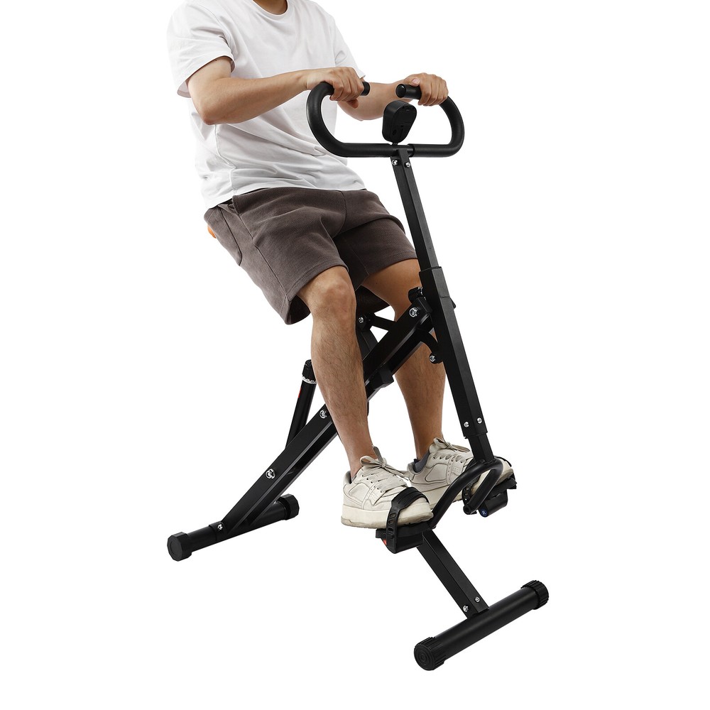 264lbs Adjustable Squat Machine Trainer Rowing Machine For Ab Workout Glutes