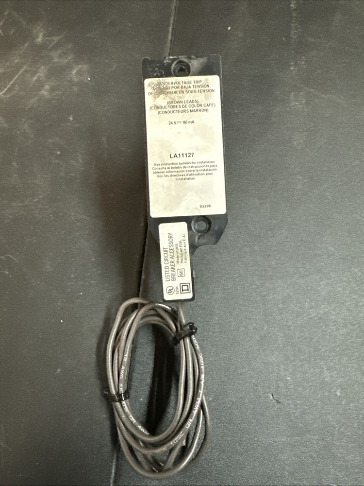 SQUARE D UNDERVOLTAGE TRIP (USED) LA11127