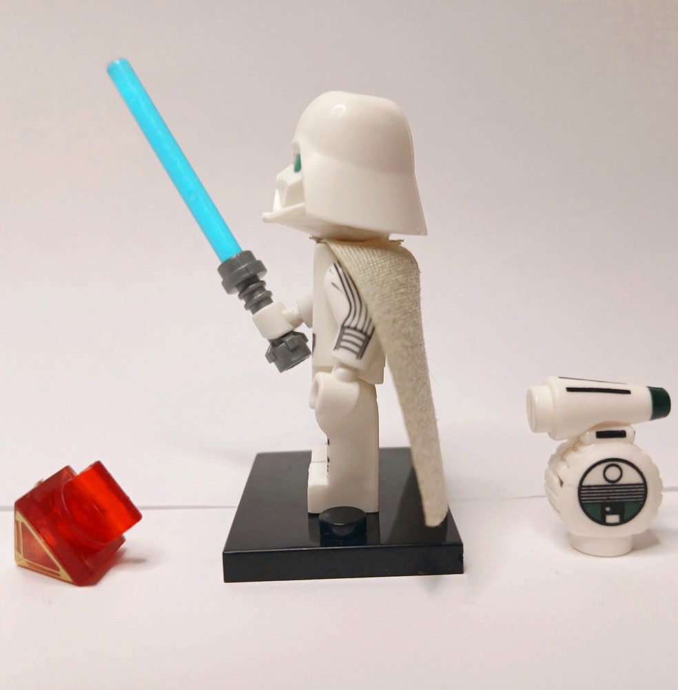 White Darth Vader Minifig