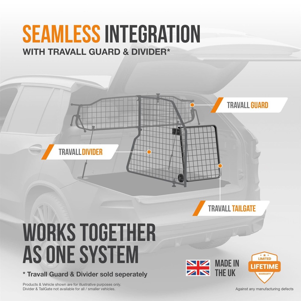 Travall Dog Guard, Divider & Tailgate 40 Bundle Cupra Ateca (2016-