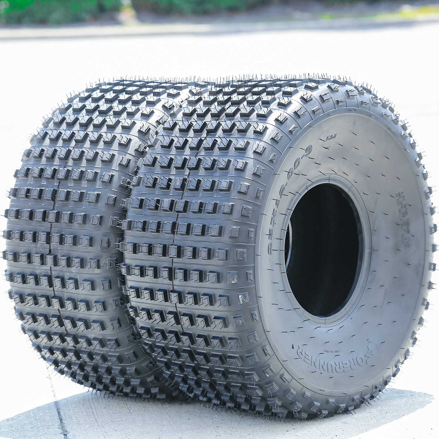 2 Forerunner Ares 25x12.00-9 25x12-9 51J 6 Ply AT A/T All Terrain ATV UTV Tires