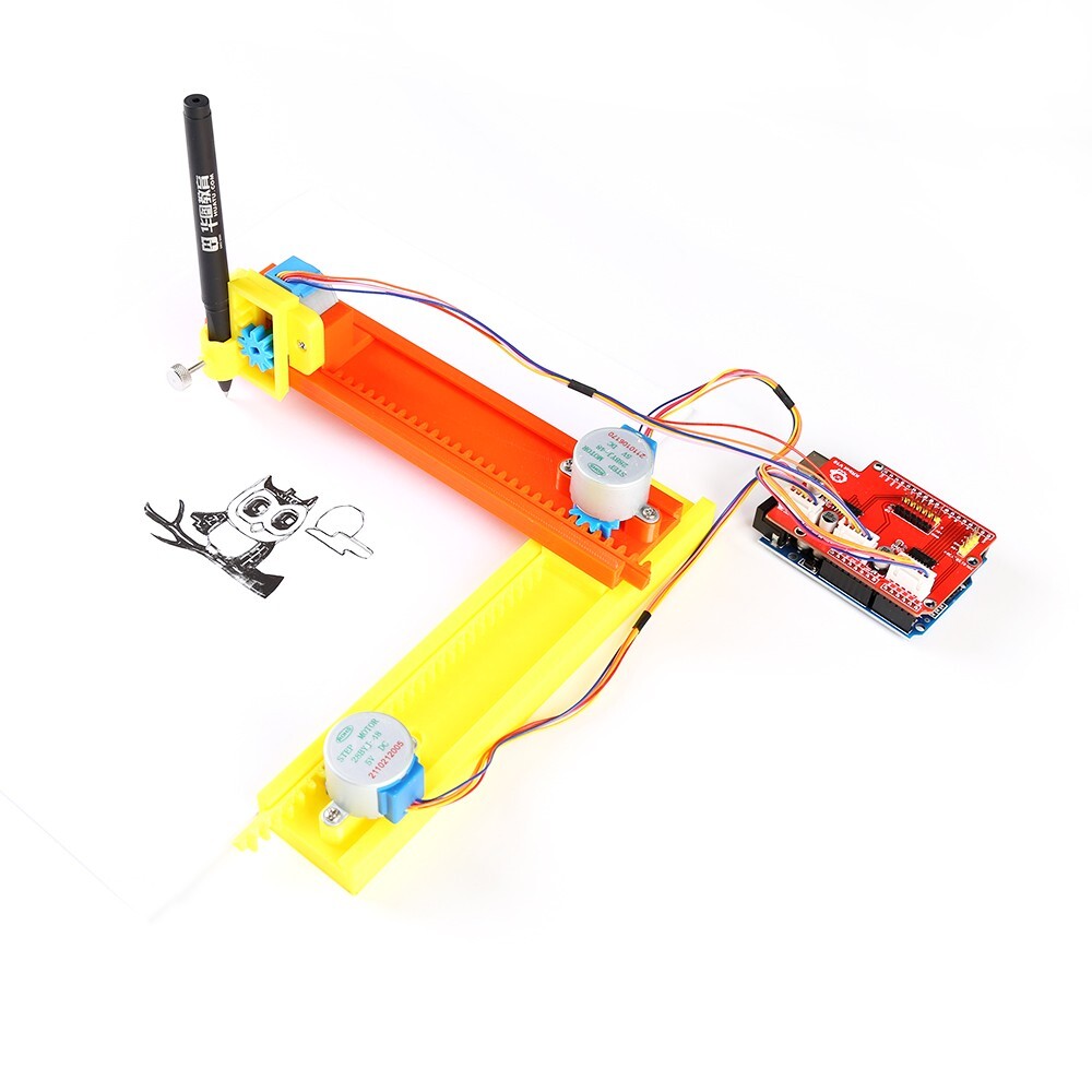 Arduino Mini CNC Plotter Open Source Machine Drawbot Pen Drawing Robot Machine