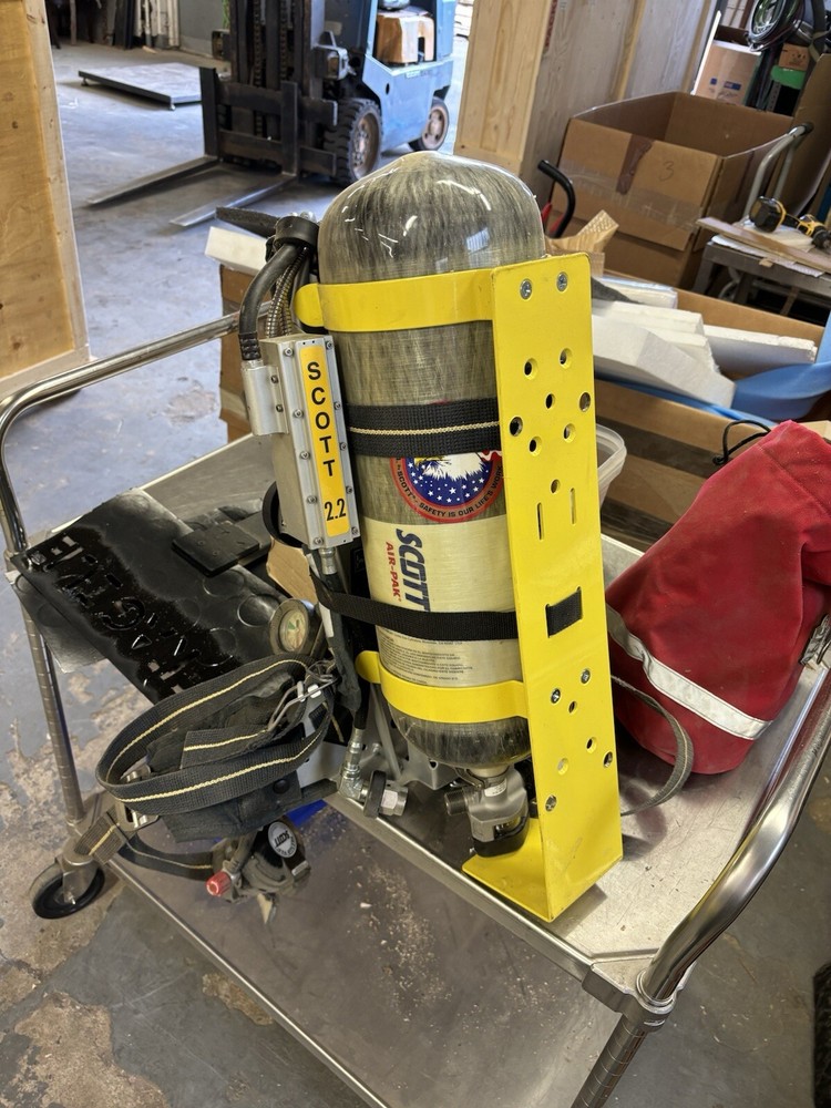 Firefighter Oxygen Tank And Harness