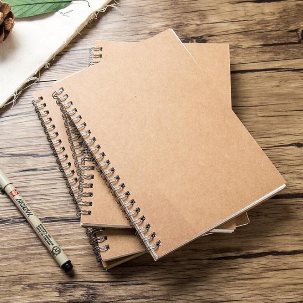 Elegant Soft Cover Spiral Notebook 2-Pack for Travel & Creative Expression
