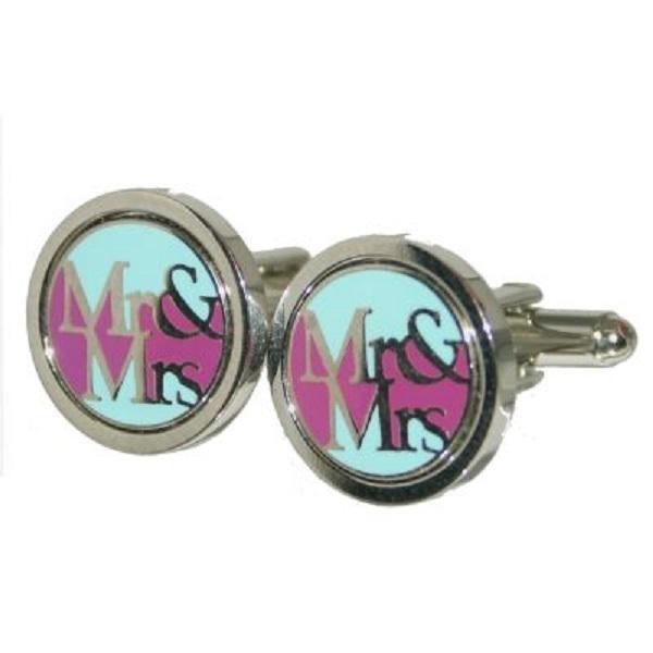 Mr and Mrs Wedding Cufflinks X2PSC005
