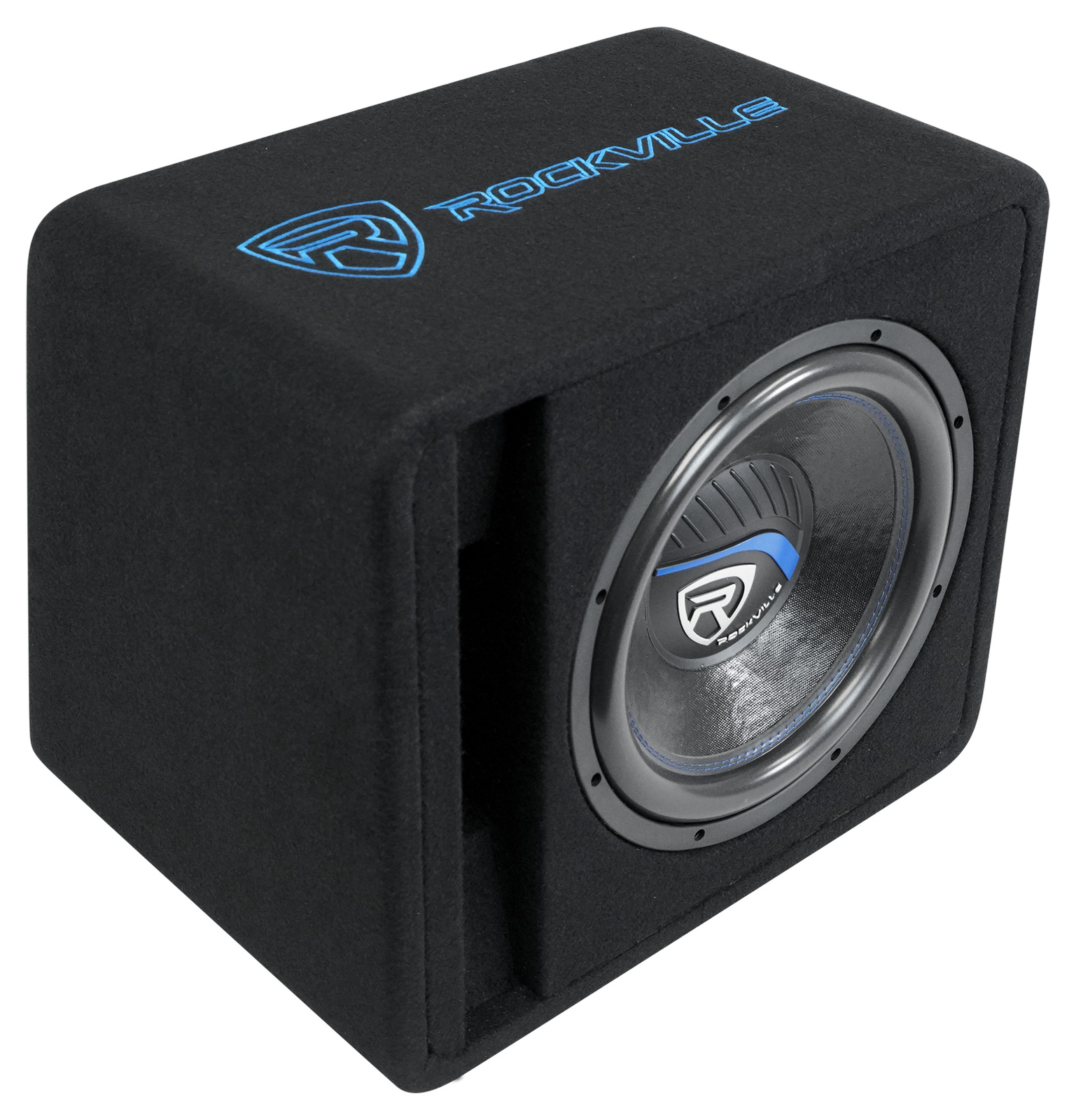 Rockville VS12K54 12" K5 1400w Car Subwoofer in Vented Sub Enclosure Box - 4 Ohm