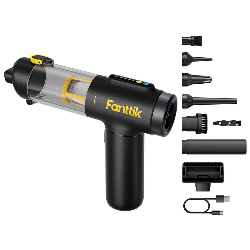 Fanttik X200 Cordless Car Vacuum Cleaner – Multi-Attachment Bundle