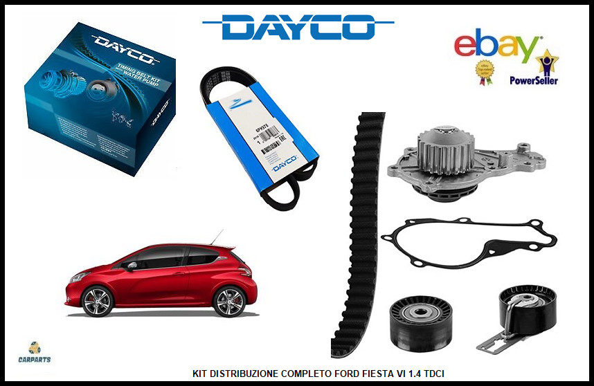 Service belt water pump distribution kit for Peugeot 208 1.4 HDI from 2012-