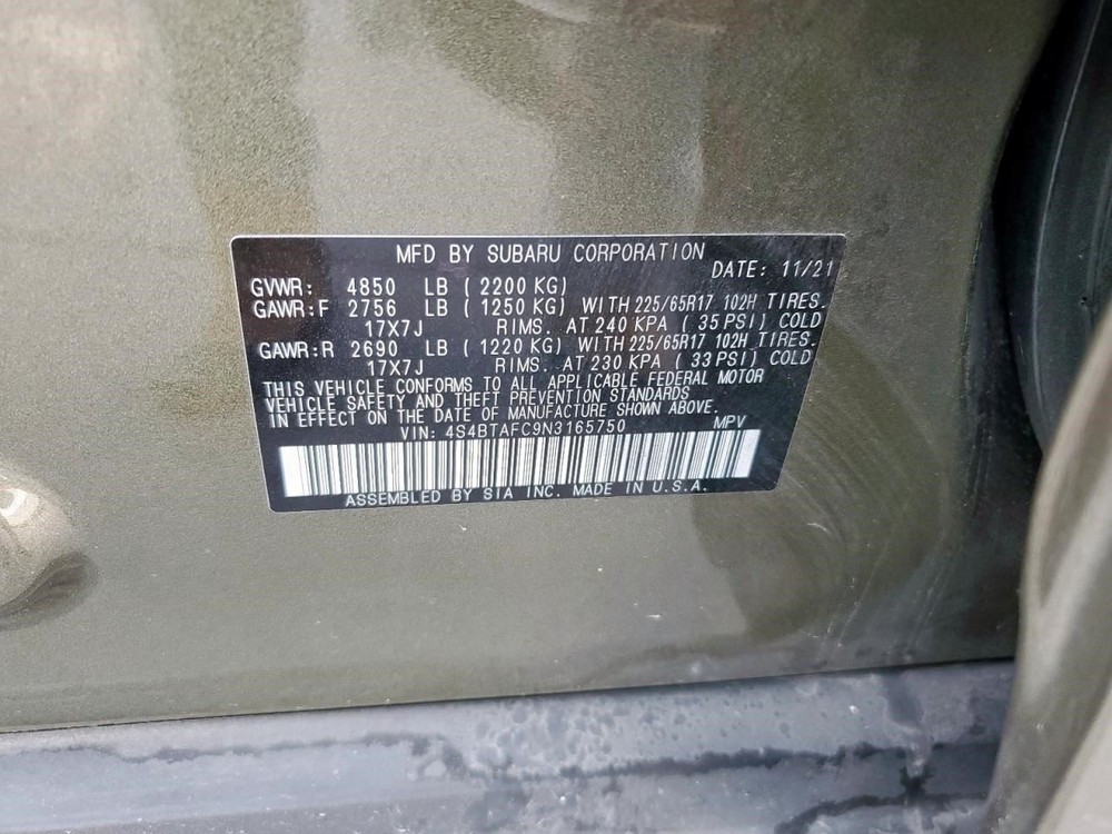 Camera/Projector Camera Front Windshield Mounted Fits 20-22 LEGACY 351857