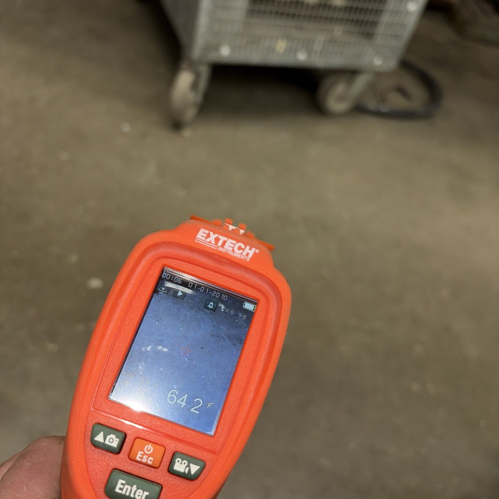 extech VIR50 dual laser video ir thermometer