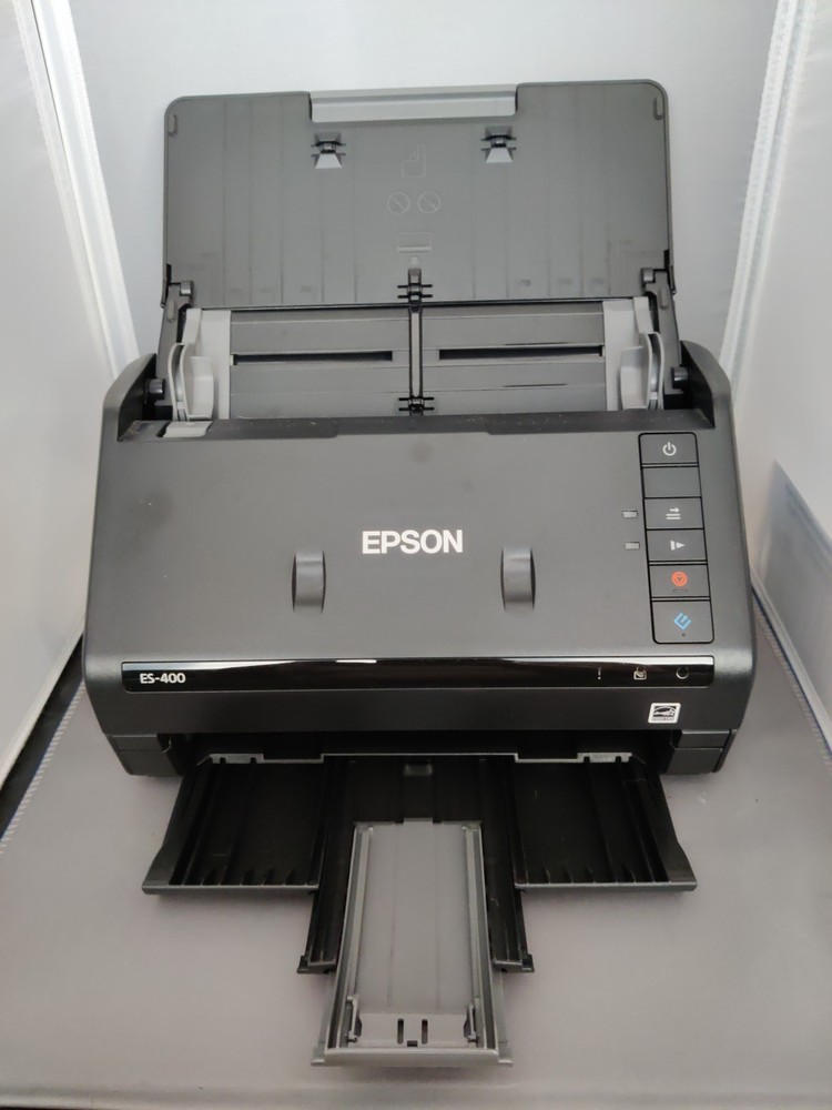 Epson ES-400 Duplex Document Scanner - Power Supply and USB Cable Included