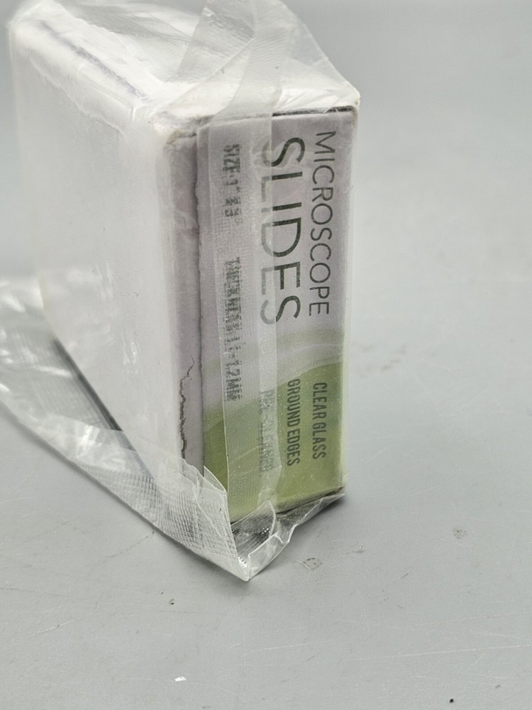 Glass Microscope Slides, 50 Pack - Precleaned - - Eisco Labs