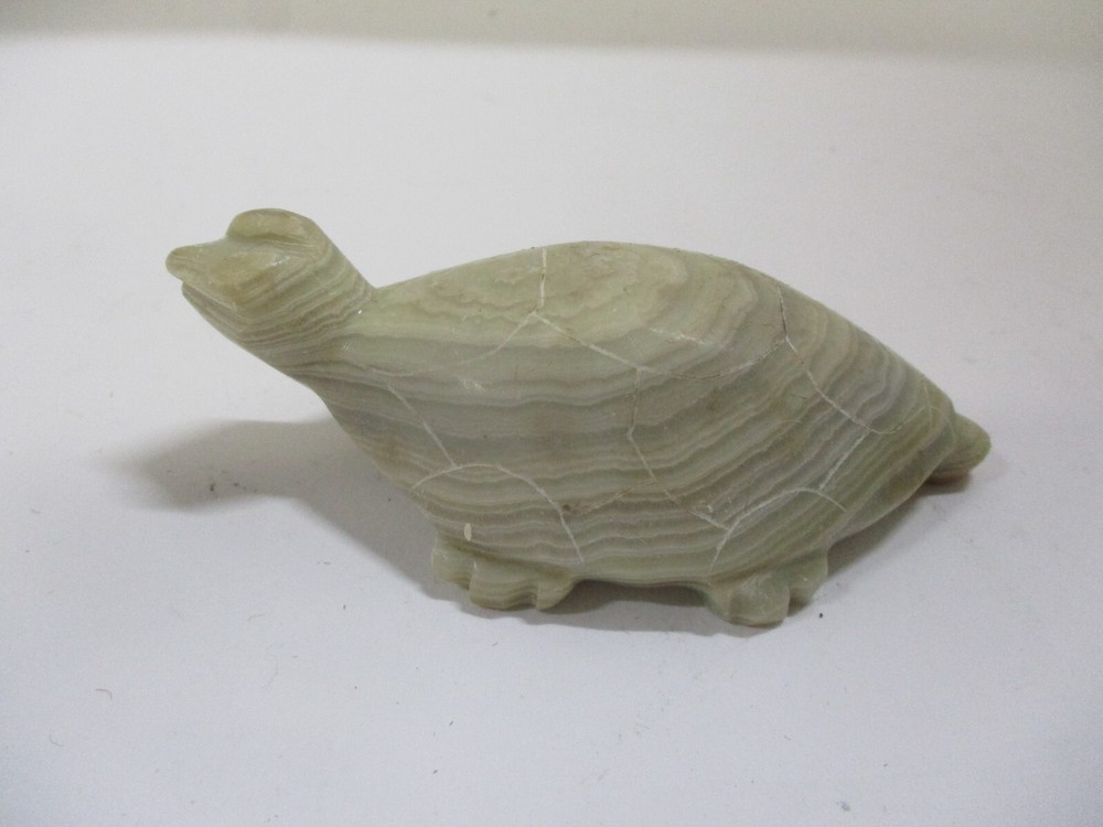 Carved Alabaster Soapstone Turtle
