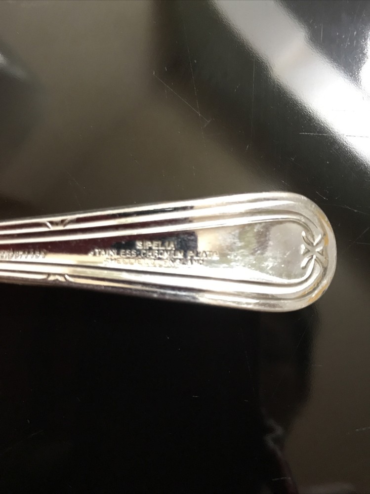 Sipelia serving spoon stainless chromium plate