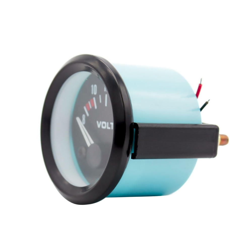 2" 52MM Universal LED Voltmeter Voltage Gauge Panel Meter For Car Motorcycle