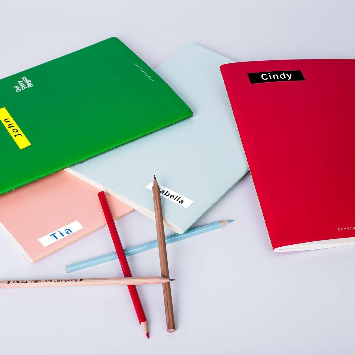 5PK For Brother P-Touch TZe-231 TZ-231 12mm White Standard Laminated Label Tape