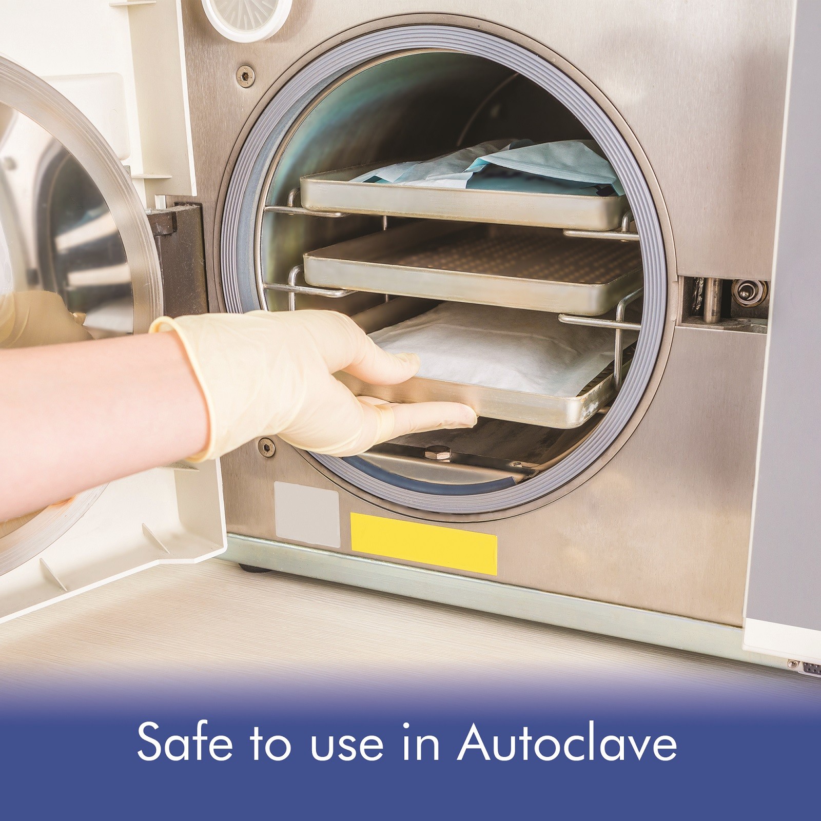 Black Dental Plastic Instrument Tray, Size B Autoclavable Medical 13.25" x 9.75"