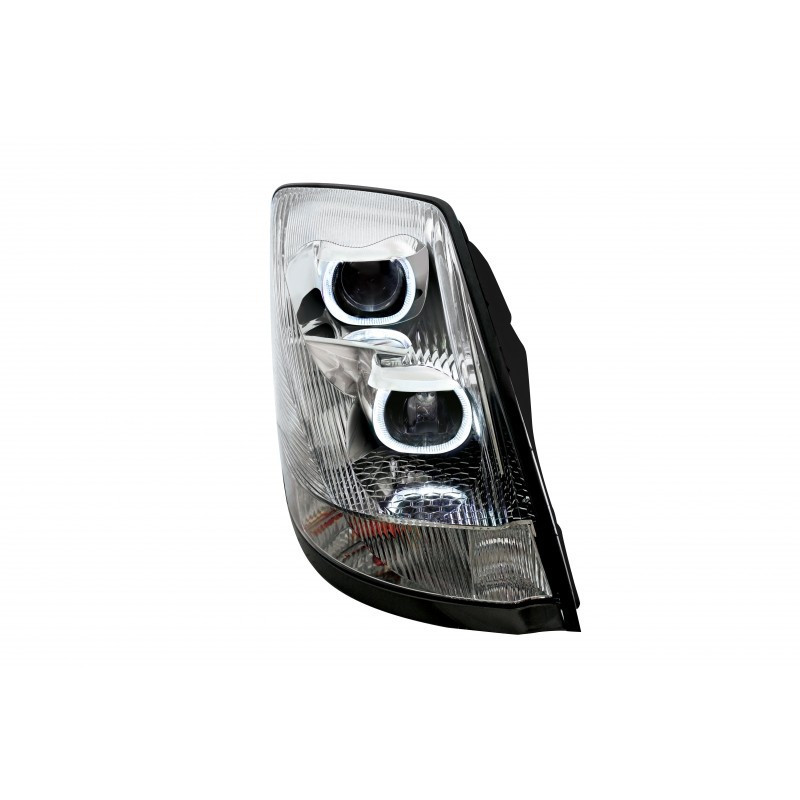 LED Projection Headlight for 2004+ Volvo VN / VNL - Crystal - Passenger Side