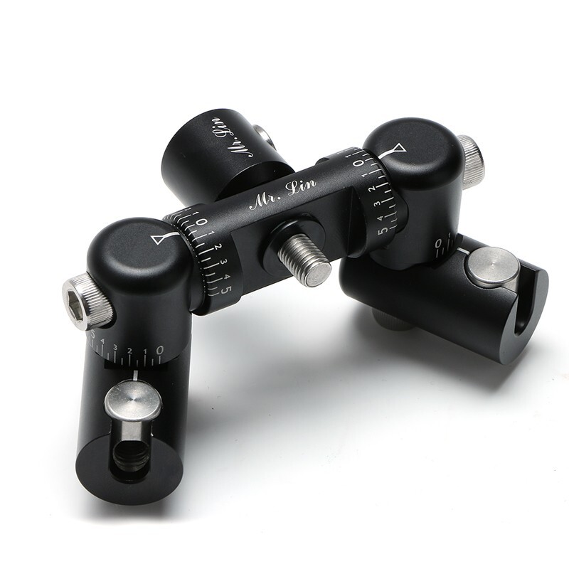 Archery Bow Stabilizer Double Side V-bar Adjustable Quick Disconnect Mount