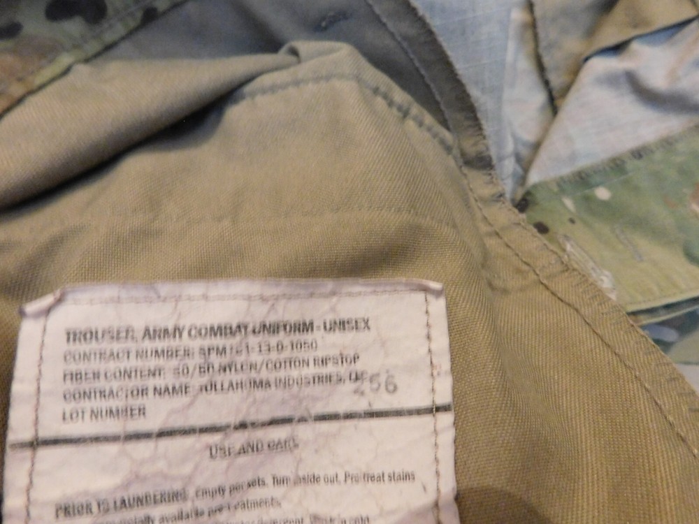 US ARMY OCP PANTS SIZE 38 x 29"