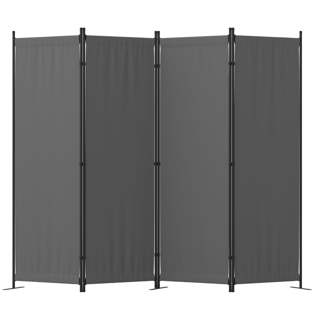Room Divider, 4 Panel Folding Privacy Screen, 88” Portable Separating with 3 ...