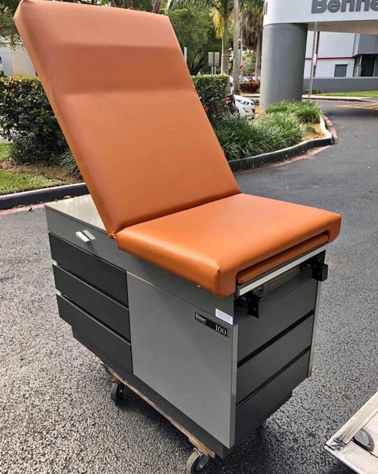 Ritter 104 Examination Table Orange