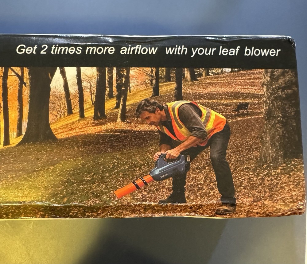 Leaf Blower Extender Add-on Piece