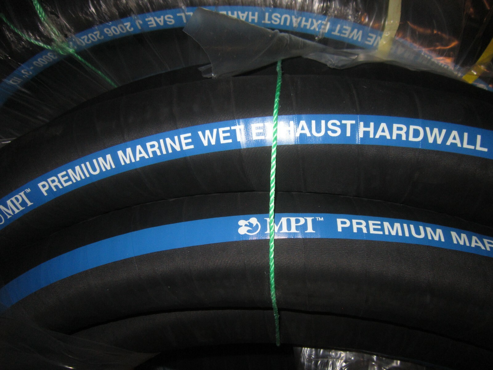 3" ID  MARINE BOAT WET EXHAUST HOSE WIRE REINFORCED HARDWALL MPI BRAND PER INCH