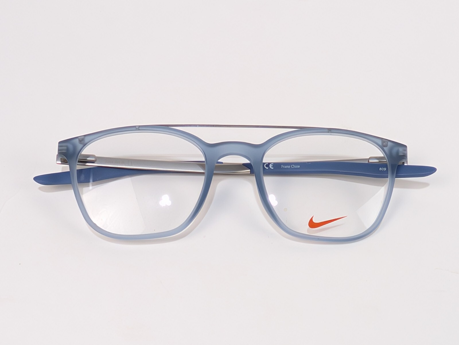 Nike Eyeglasses Frames 7281 401 Matte Ocean Fog 50-20-145 Aviator Full Frame