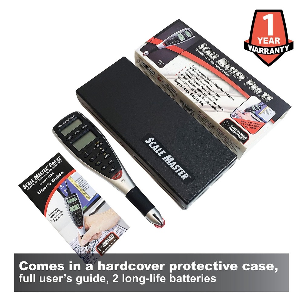 Calculated Industries 6135 Scale Master Pro XE Advanced Digital Plan Measure ...