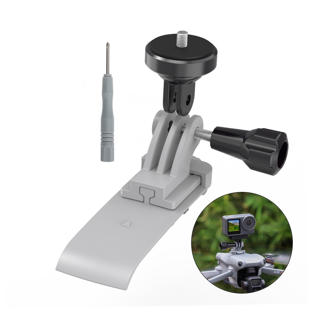 For DJI Air 3 Drone Action Camera Adapter Base Extension Holder Accessories