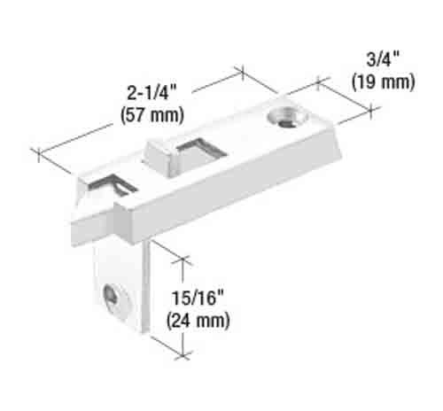 CRL White Tilt Window Latch for Better Bilt - Package