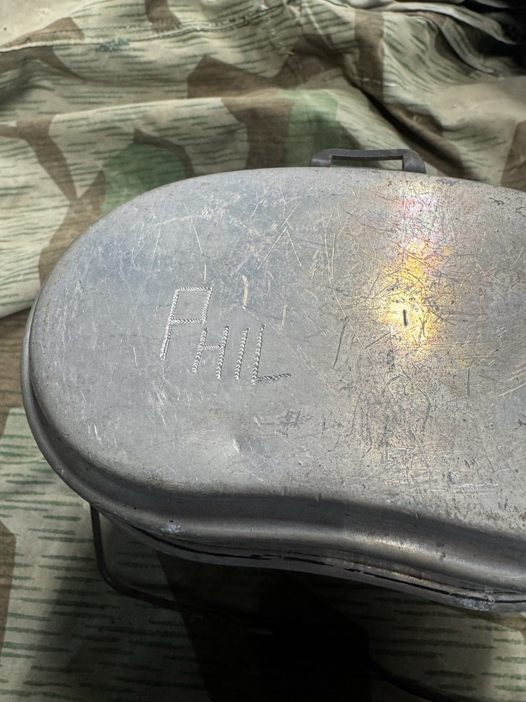 WWII German Mess Kit, Original Non Matching Set
