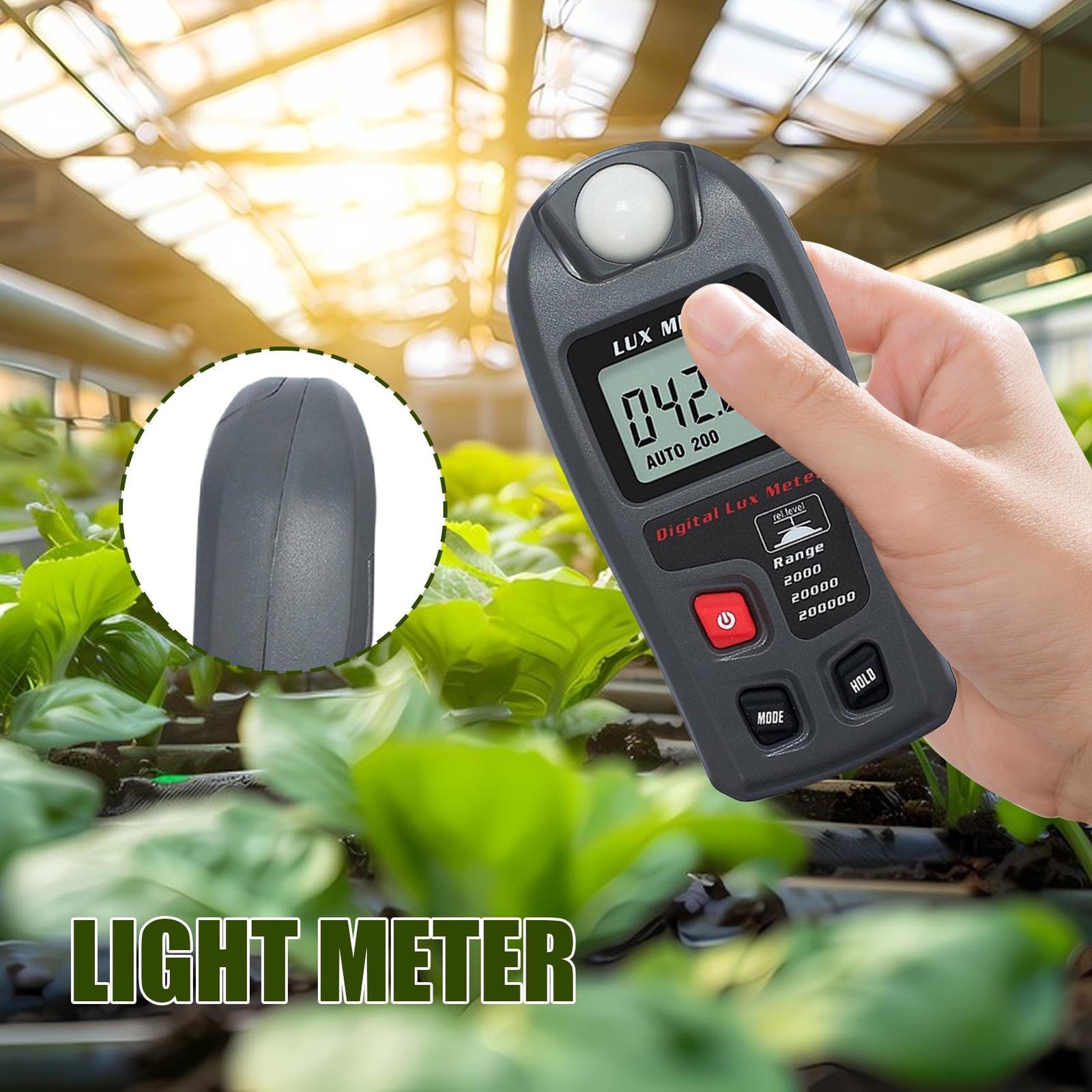Digital LCD Screen Camera Light Meter Handheld Par Light Meter