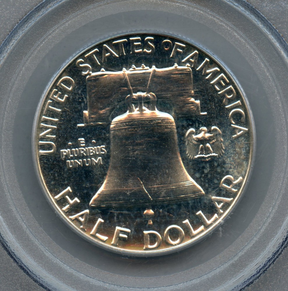1955 Franklin Silver Half Dollar PCGS PR 66