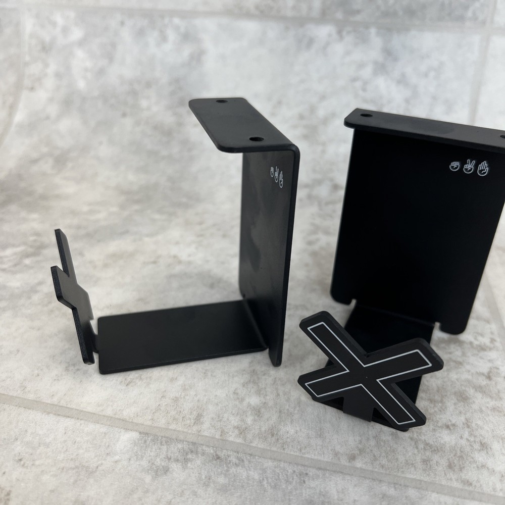 2 Pack! HC128 Headset Controller Holder Hanger Desk, Wall Includes Adhesive