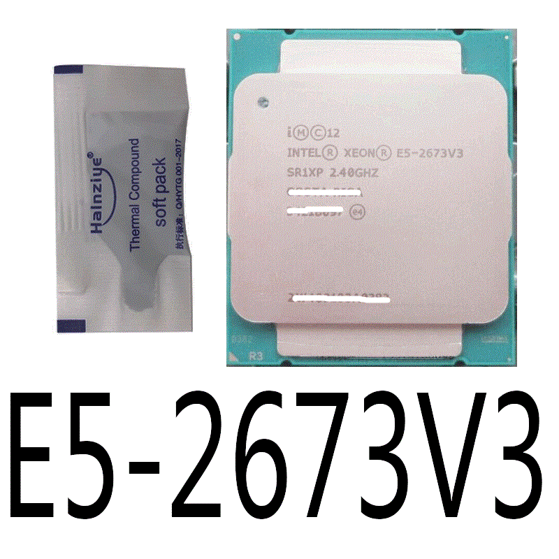 Intel Xeon E5-2673 V3 2.4GHz 12 Core 24 Threads 30M 105W LGA2011-3 CPU Processor