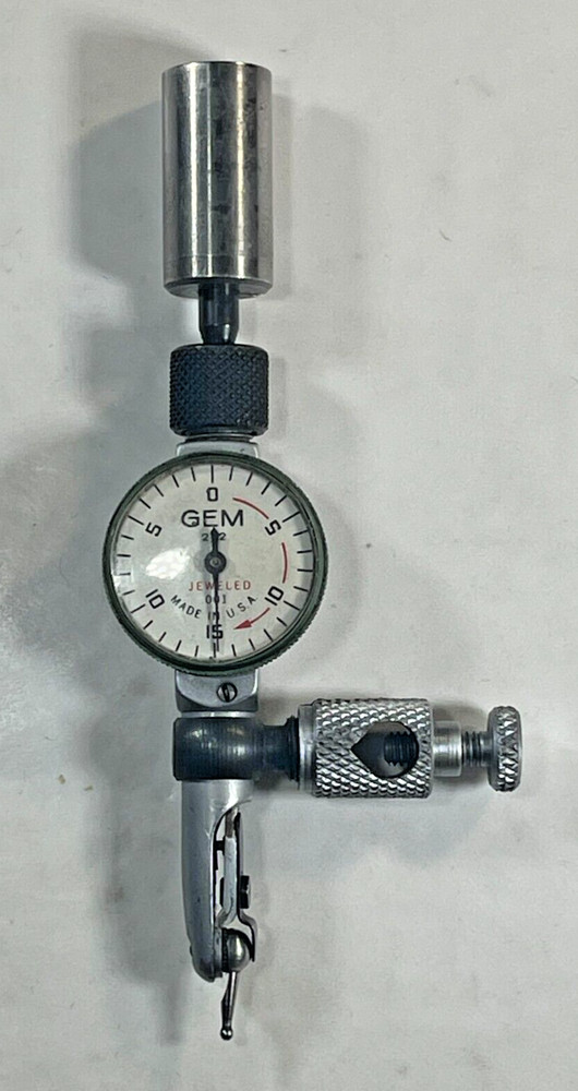 Vintage GEM 222 Dial Test Indicator USA Made .001