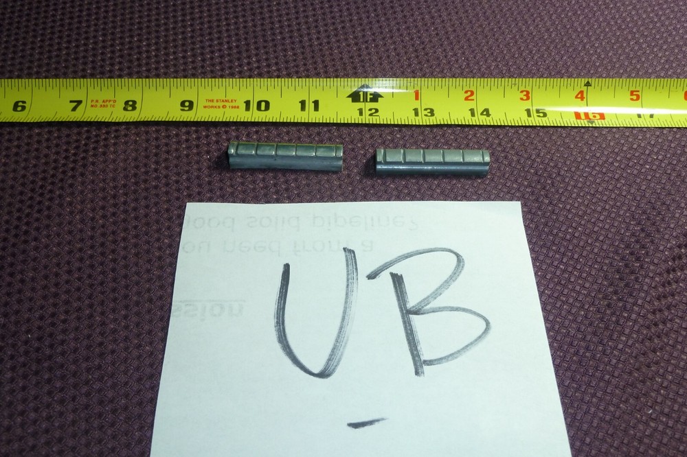 2 Older Used Vintage Guitar Riser Nuts - Item UB