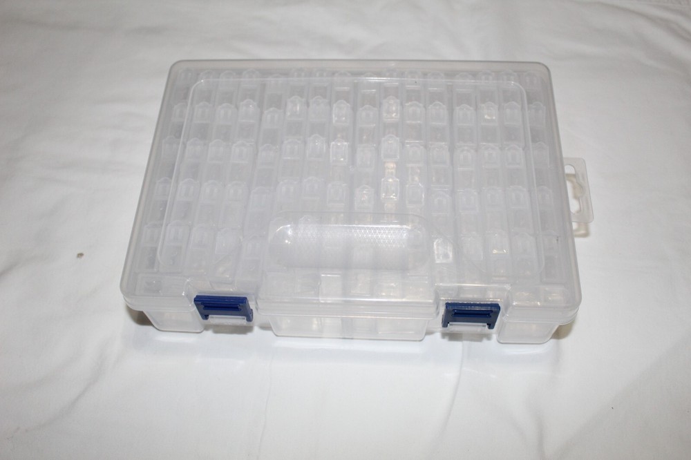 1 Pack Storage 84 Grids Diamond Art Kit Tool Box Container Craft