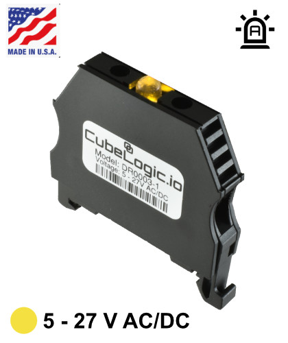 DIN Rail Indicator Light - Pilot Light - LED - AMBER